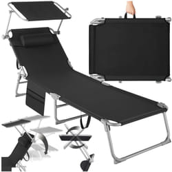 Bain de soleil pliable  noir