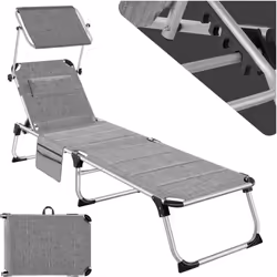 DESCRIPTION GÉNÉRALE Le bain de soleil Lorella de tectake offre un design intelligent pour profiter de l'été. Il est conforta ...