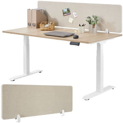 Cloison de bureau Noisy avec coins arrondis -