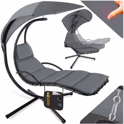 Description générale Déconnectez du quotidien et profitez de la vie avec ce fauteuil suspendu attrayant de tectake. Sa surfac ...