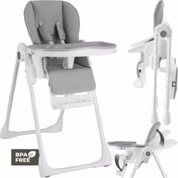Confort maximal La chaise haute Sophia de tectake est le compagnon idéal pour les petits explorateurs dès les premiers mois d ...