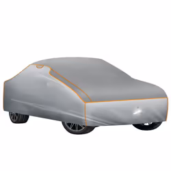 Bâche de voiture imperméable et respirant, avec couche en mousse de 4 mm L (483 x 178 x 120 cm) gris