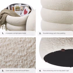 TecTake 405227 pouf - Vue supplémentaire 4