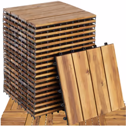 Optez pour la qualité et l'élégance avec les dalles de terrasse Tabula de tectake et transformez votre espace extérieur en un ...