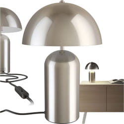 Tectake - Petite lampe de table rétro altea, design champignon, 40W -
