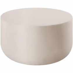 Table basse ronde design minimaliste blanc - TU