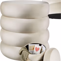Un design réfléchi Le tabouret Altu de tectake combine habilement un design moderne avec une grande polyvalence. Avec sa form ...
