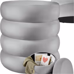 Un design réfléchi Le tabouret Altu de tectake combine habilement un design moderne avec une grande polyvalence. Avec sa form ...
