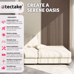 TecTake 405390 Panneau et écran acoustique