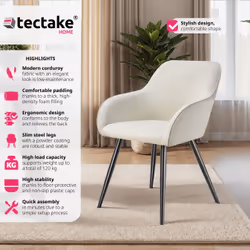 TecTake 405402 chaise restaurant