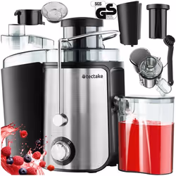 Extracteur de jus capacité de 500ml, 600 W argent