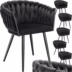 Découvrez un confort optimal et un design moderne avec le lot de 6 chaises de salle à manger Astano de tectake. Ces chaises é ...