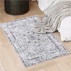 Une ambiance chaleureuse Apportez une touche de nostalgie à votre espace de vie avec le tapis vintage Aliya de tectake. Avec ...