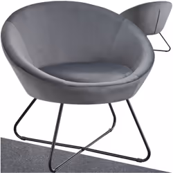 Votre oasis de bien-être Le fauteuil cocktail Centera au style scandinave de tectake est l'équilibre parfait entre design raf ...