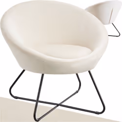 Votre oasis de bien-être Le fauteuil cocktail Centera au style scandinave de tectake est l'équilibre parfait entre design raf ...