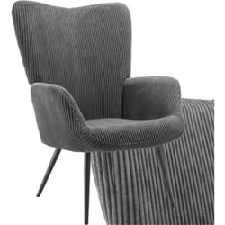 Tectake - Fauteuil rembourré Accoudoirs et dossier ergonomique