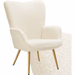 Apportez une sensation de vie scandinave chez vous avec le fauteuil Bouclé Hygge de tectake, extrêmement douillet. Le rembour ...