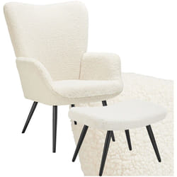Tectake - Fauteuil rembourré Accoudoirs et dossier ergonomique
