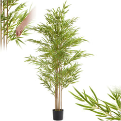 Tectake - Bambou artificiel bambosa à l'aspect naturel - 180 cm