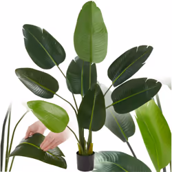 Un véritable atout pour votre maison L'arbre artificiel oiseau du paradis Tropic de tectake impressionne par son allure uniqu ...