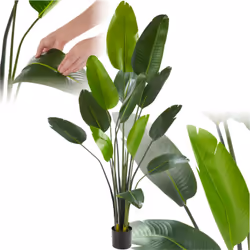 Un véritable atout pour votre maison L'arbre artificiel oiseau du paradis Tropic de tectake impressionne par son allure uniqu ...