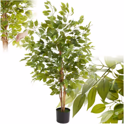 Une touche de verdure pour chaque ambiance Le ficus artificiel Fida de tectake est le choix parfait pour tous ceux qui recher ...