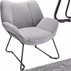 Un véritable atout esthétique Le fauteuil Kjeld de tectake est le choix parfait pour ceux qui recherchent un siège alliant co ...