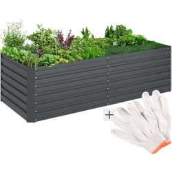 Carré potager BLOMMA 880L en acier 200 x 80 56 cm -
