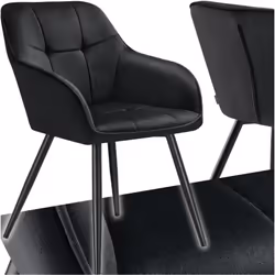 Quand la convivialité rencontre l'esthétique La chaise Marilyn de Tectake est le mélange parfait entre un design moderne et u ...