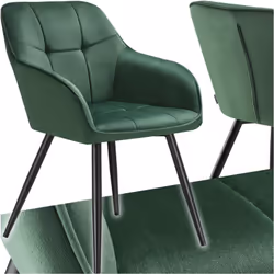 Quand la convivialité rencontre l'esthétique La chaise Marilyn de Tectake est le mélange parfait entre un design moderne et u ...