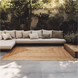 Design chaleureux Le tapis tissé à la main Glim de tectake apporte avec son style bohème chic une atmosphère agréable dans vo ...