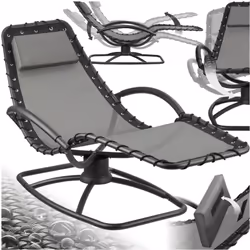 Des moments de détente absolue La chaise longue Toulon de tectake est l'option idéale pour vous détendre en plein air et écha ...