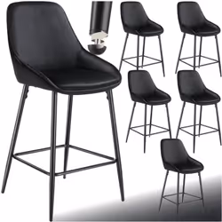 Le complément parfait La chaise de bar Siera de tectake allie confort luxueux et design moderne, faisant de celle-ci un vérit ...