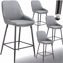 Indispensable et incontournable La chaise de bar Siera de tectake marie design, confort et fonctionnalité en un seul meuble.  ...