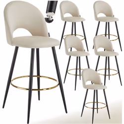 Un véritable accroche-regard Découvrez la chaise de bar Sachel de tectake, l’alliance parfaite entre élégance et confort. Grâ ...