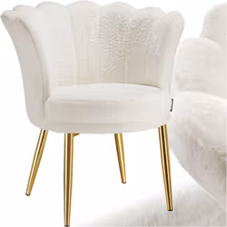 L'atout charme de votre intérieur Le fauteuil Stella de tectake allie un design raffiné à un confort optimal. Son dossier en  ...