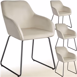 Un must du style Découvrez la chaise de salle à manger Jeanne de tectake, où élégance et confort se rencontrent. Son design é ...