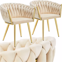 Découvrez un confort optimal et un design moderne avec le lot de 2 chaises de salle à manger Astano de tectake. Ces chaises é ...