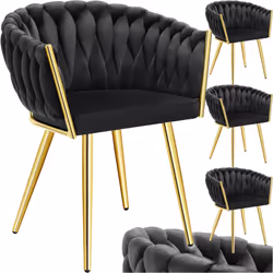 Découvrez le confort ultime et le design moderne avec le lot de 4 chaises de salle à manger Astano de tectake. Ces chaises ét ...