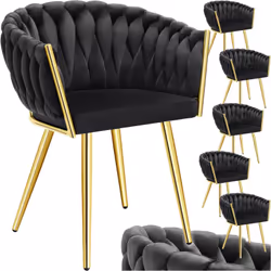 Découvrez un confort optimal et un design moderne avec le lot de 6 chaises de salle à manger Astano de tectake. Ces chaises é ...