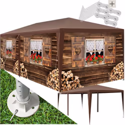 Indispensable pour l'été Le pavillon Almchalet combine des matériaux durables avec une fonction astucieuse et un design éléga ...