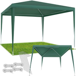 Tectake - Pavillon farah imperméable avec système enfichable 3x3m -