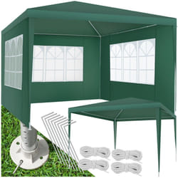 Pavillon 3 x 3 m avec système d'emboîtement parties latérales amovibles