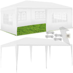 Pavillon imperméable 6x3 m avec 5 parties latérales amovibles système emboîtable