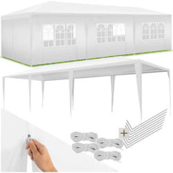 Pavillon 9x3m avec 8 parties latérales amovibles imperméable