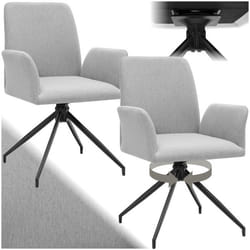 Chaise de salle à manger - TECTAKE - Fauteuil repas LISSY avec cannage viennois en bois et accoudoirs - Noir