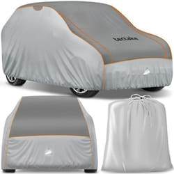 Bâche protection de véhicule - TECTAKE - Bâche anti-grêle imperméable et sangle réglable - Taille SUV/Van 520x185x145cm