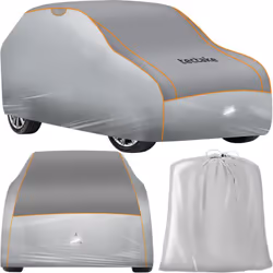 Avec cette bâche anti-grêle imperméable de tectake et son sac de rangement, votre voiture est parfaitement protégée contre to ...