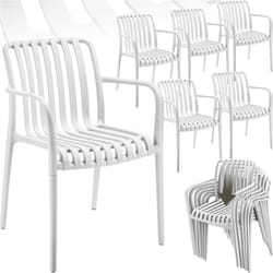Tectake - Chaises de jardin résistant aux intempéries et aux uv facile d'entretien