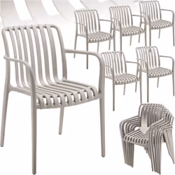 Asseyez-vous et profitez Les chaises de jardin Alcudia de tectake allient élégance et confort avec leurs lignes épurées et le ...